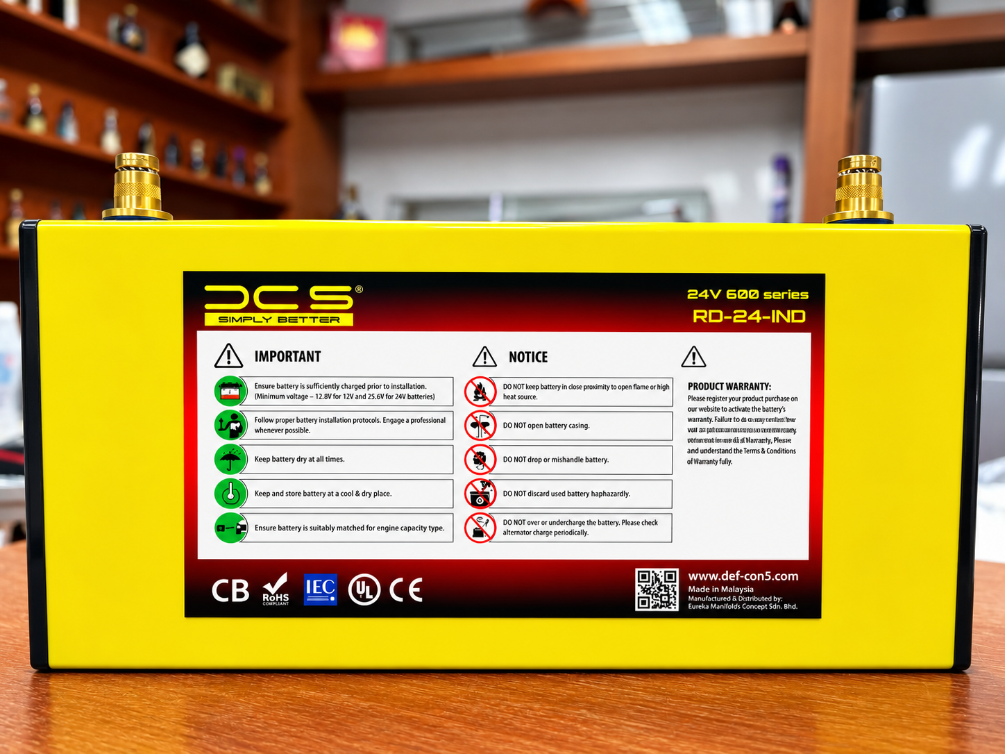 NMC Starter Battery 24V Industrial 600 series