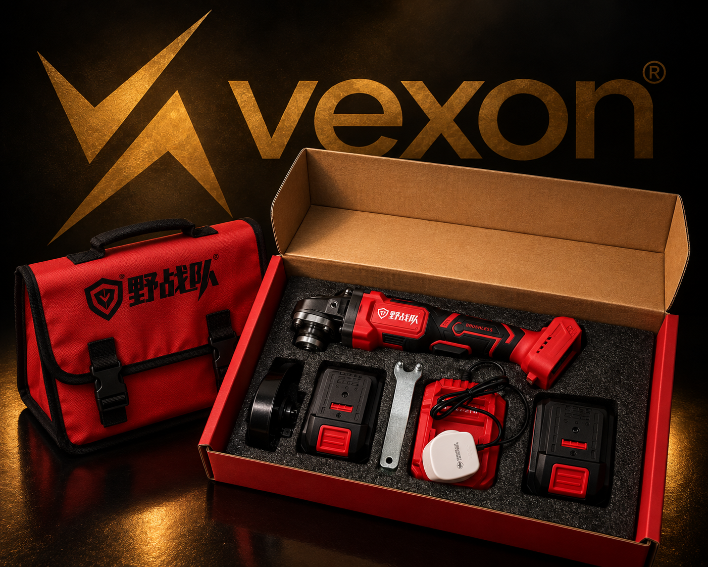 Brushless Lithium Electric Angle Grinder – YZD9100